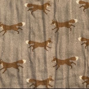 Fox Priny Burping Cloth